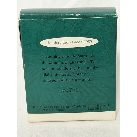 Hallmark Keepsake Christmas Ornament Sugarplum Dreams Features Movement 1995 - Picture 3 of 5